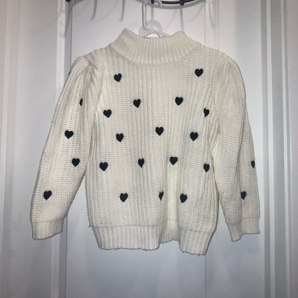 Anthropologie Sweaters - Anthropologie women’s Hearts Mock Neck Sweater